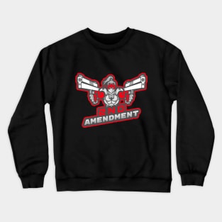 The Woman With Two Guns Crewneck Sweatshirt